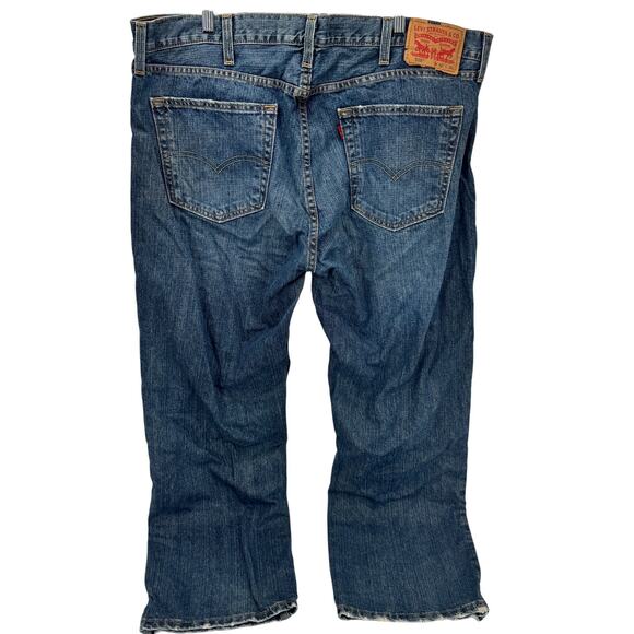 Levi's 559 Jeans Mens 40x30 (41x30 ACTUAL) Relaxed Straight Faded Wash Denim - Picture 3 of 10